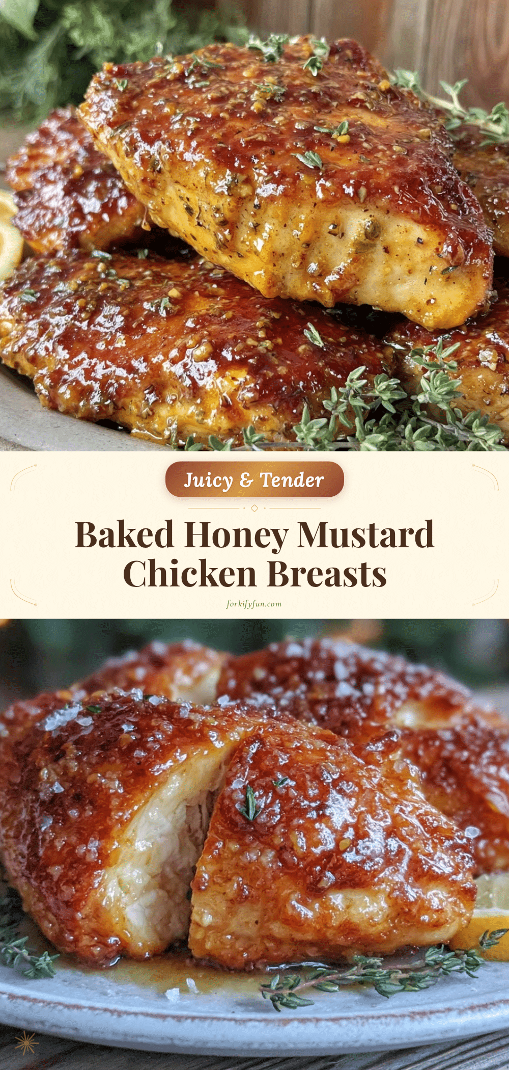 baked honey mustard chicken breasts recipe