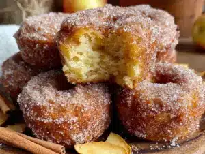 baked spiced apple cider donuts - featured image