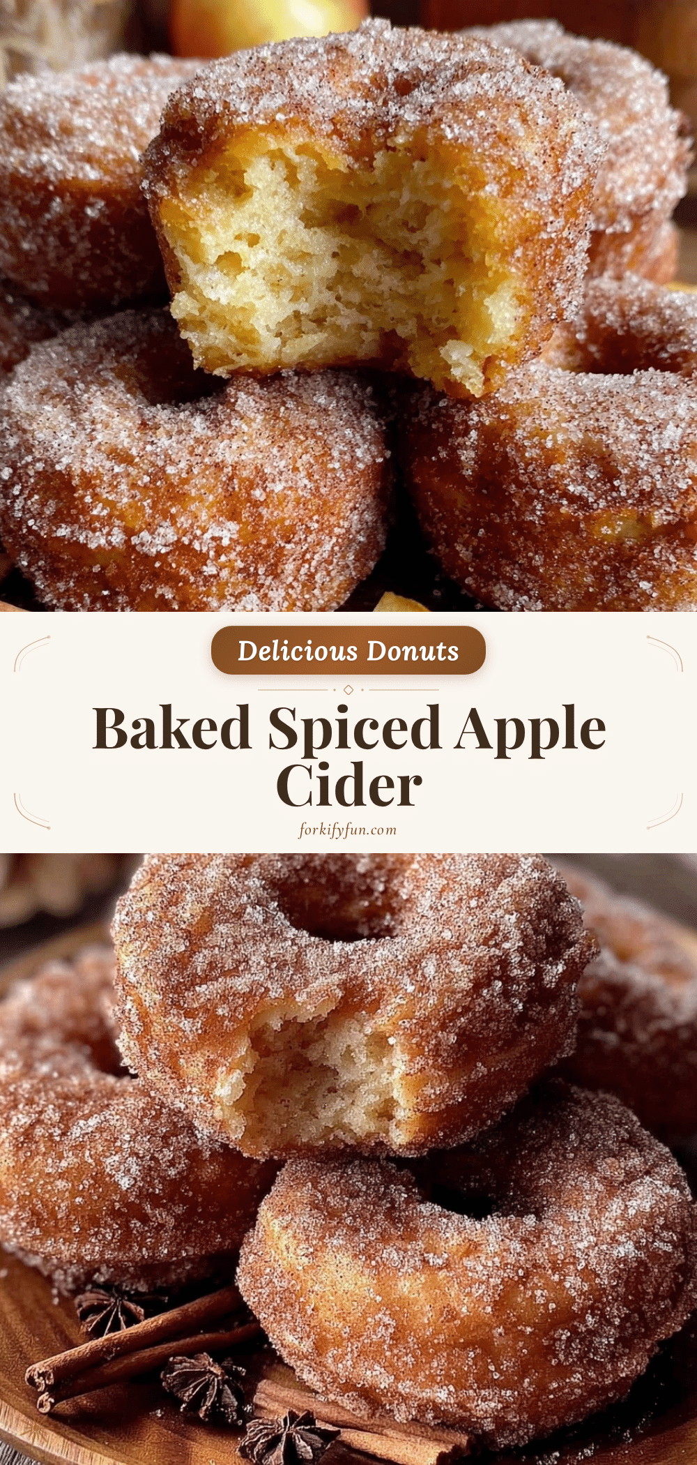 baked spiced apple cider donuts recipe