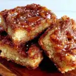 brown butter snickerdoodle blondies - featured image