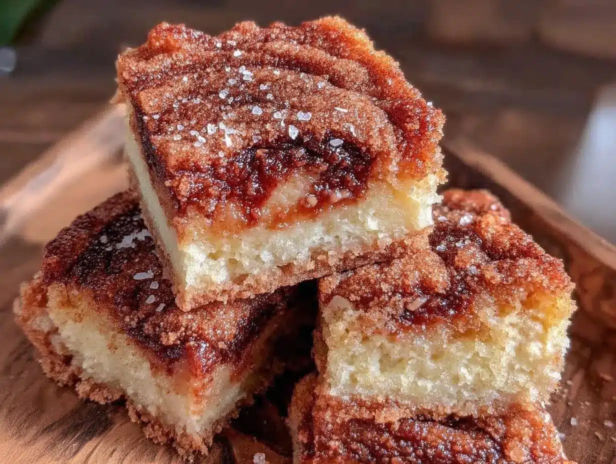 brown butter snickerdoodle blondies preparation steps