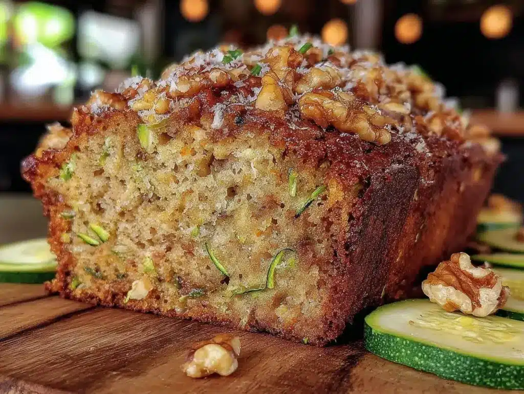 brown butter zucchini bread - featured image