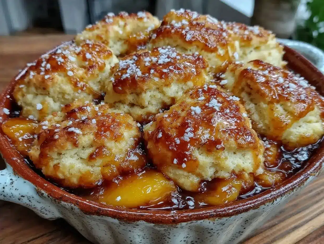 brown sugar peach cobbler preparation steps