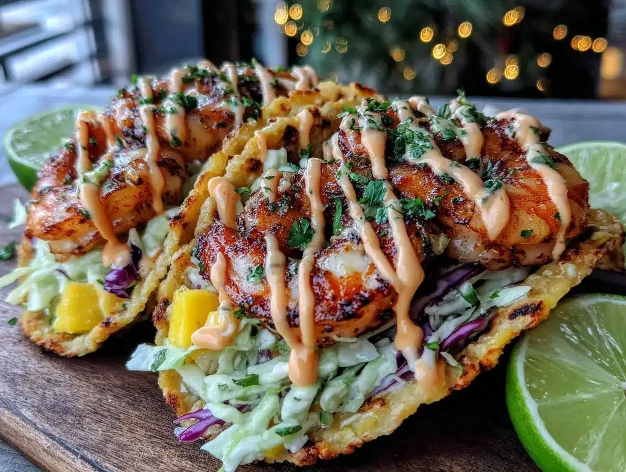 cilantro lime shrimp tacos preparation steps