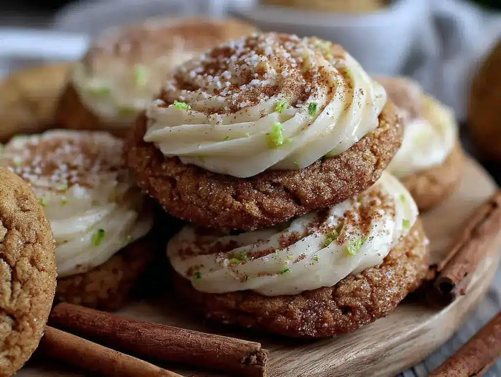 cinnamon sugar zucchini cookies - featured image