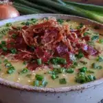 creamy potato leek soup - featured image