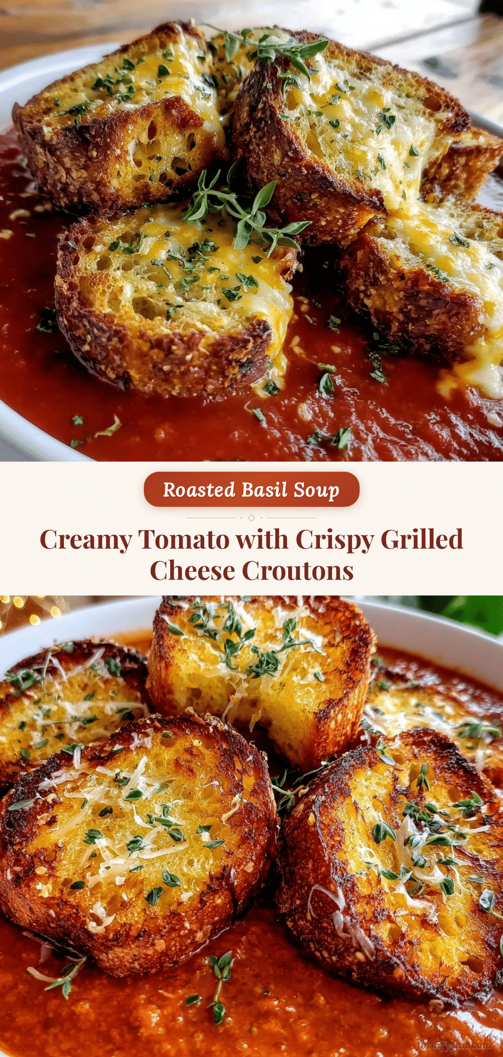 creamy roasted tomato basil soup recipe