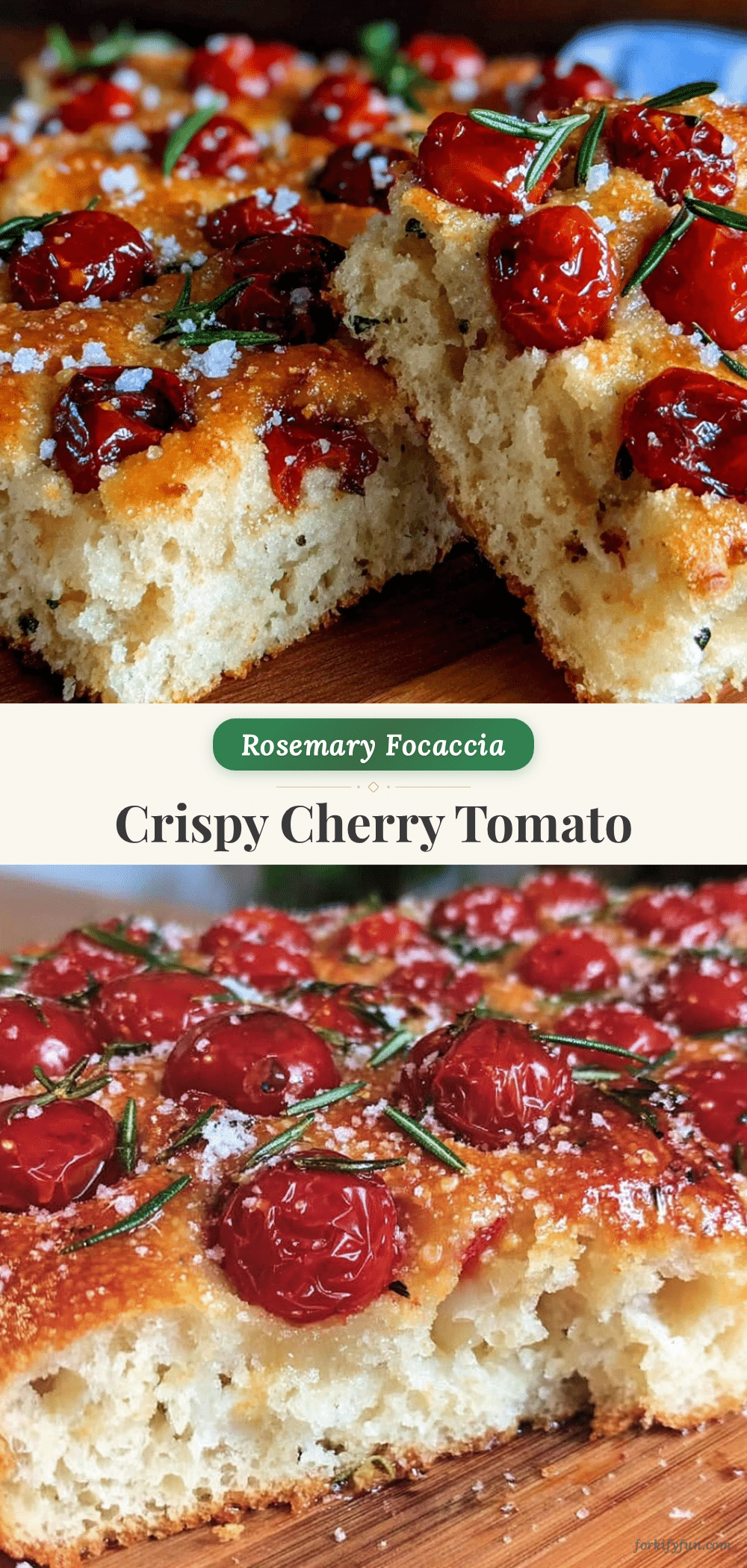 crispy cherry tomato focaccia recipe