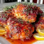 crispy oven-baked chicken thighs - featured image
