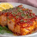 easy crispy air fryer salmon - featured image