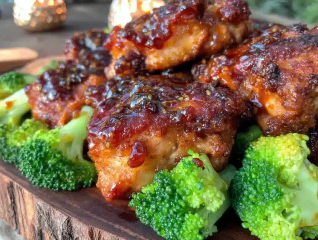 easy crispy sheet pan teriyaki chicken - featured image