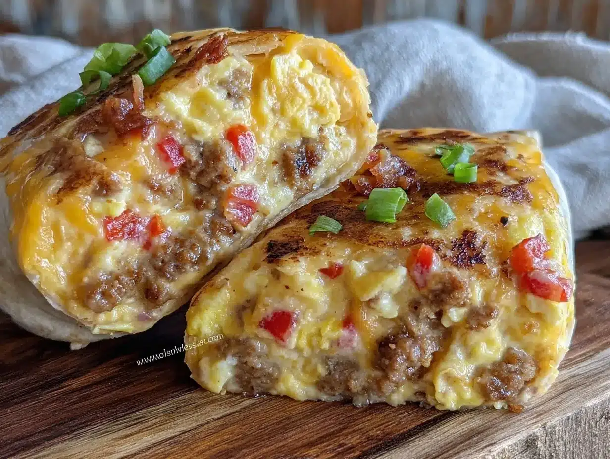 easy make-ahead breakfast burritos preparation steps