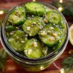easy quick refrigerator dill pickles - featured image