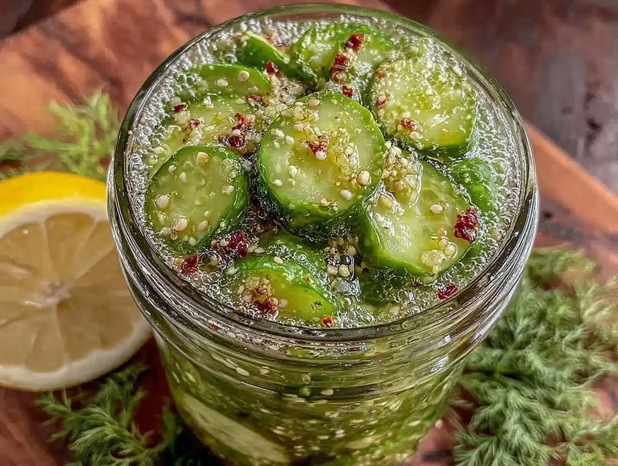 easy quick refrigerator dill pickles preparation steps