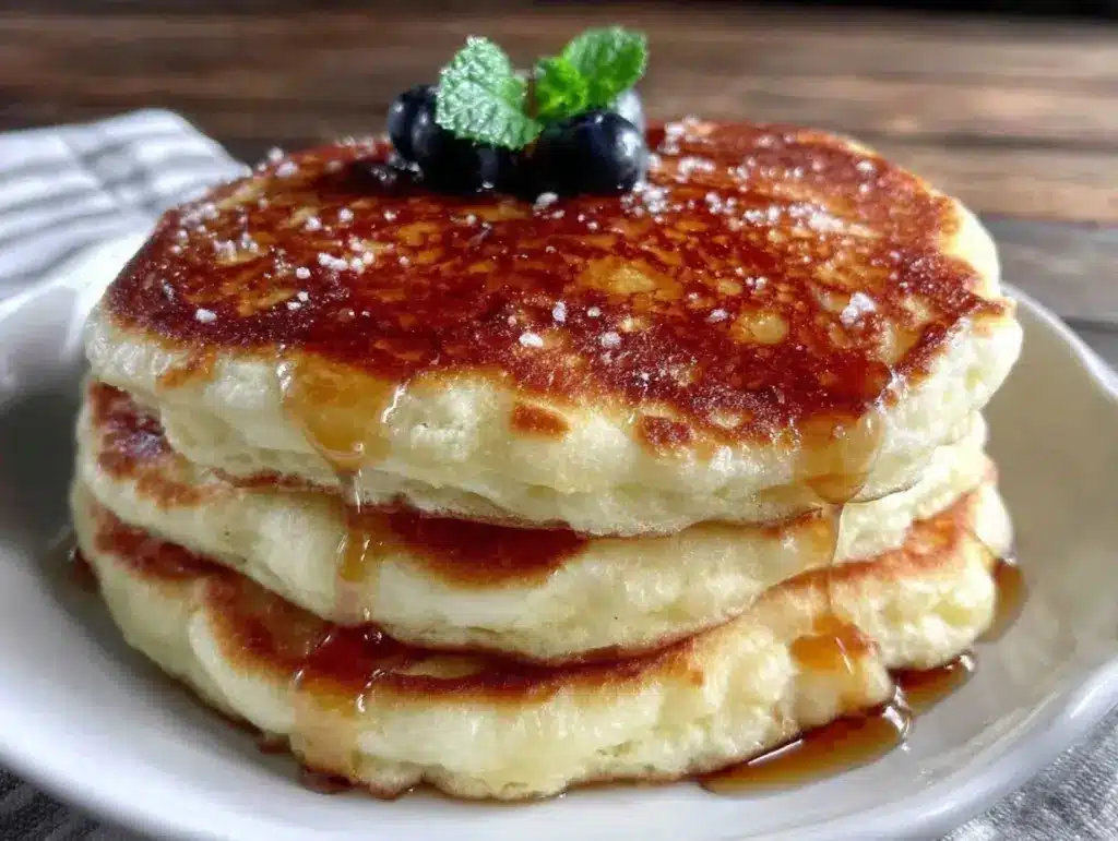 fluffy buttermilk pancakes - featured image