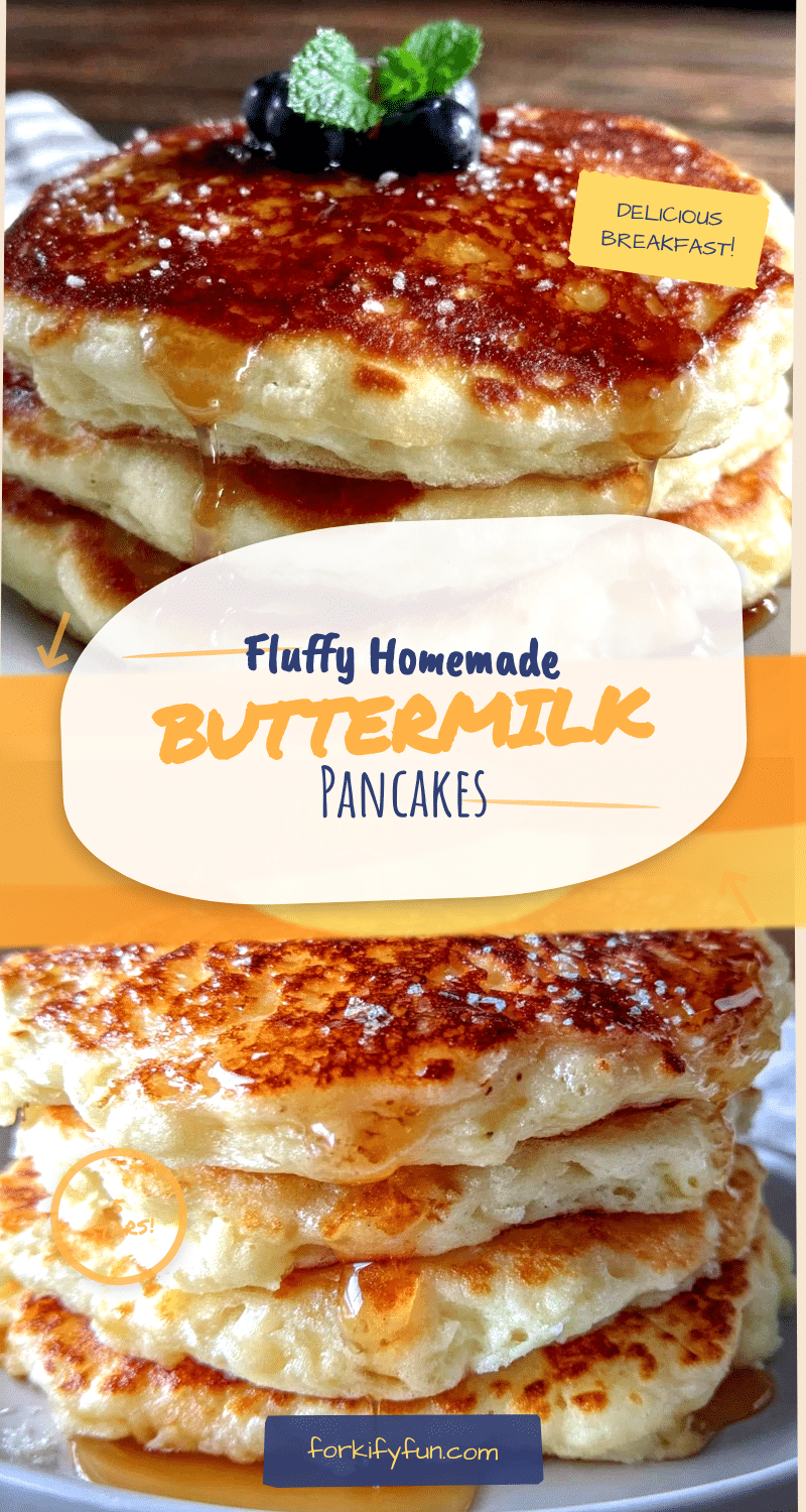 fluffy buttermilk pancakes recipe