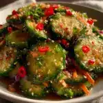 fresh asian cucumber salad - featured image
