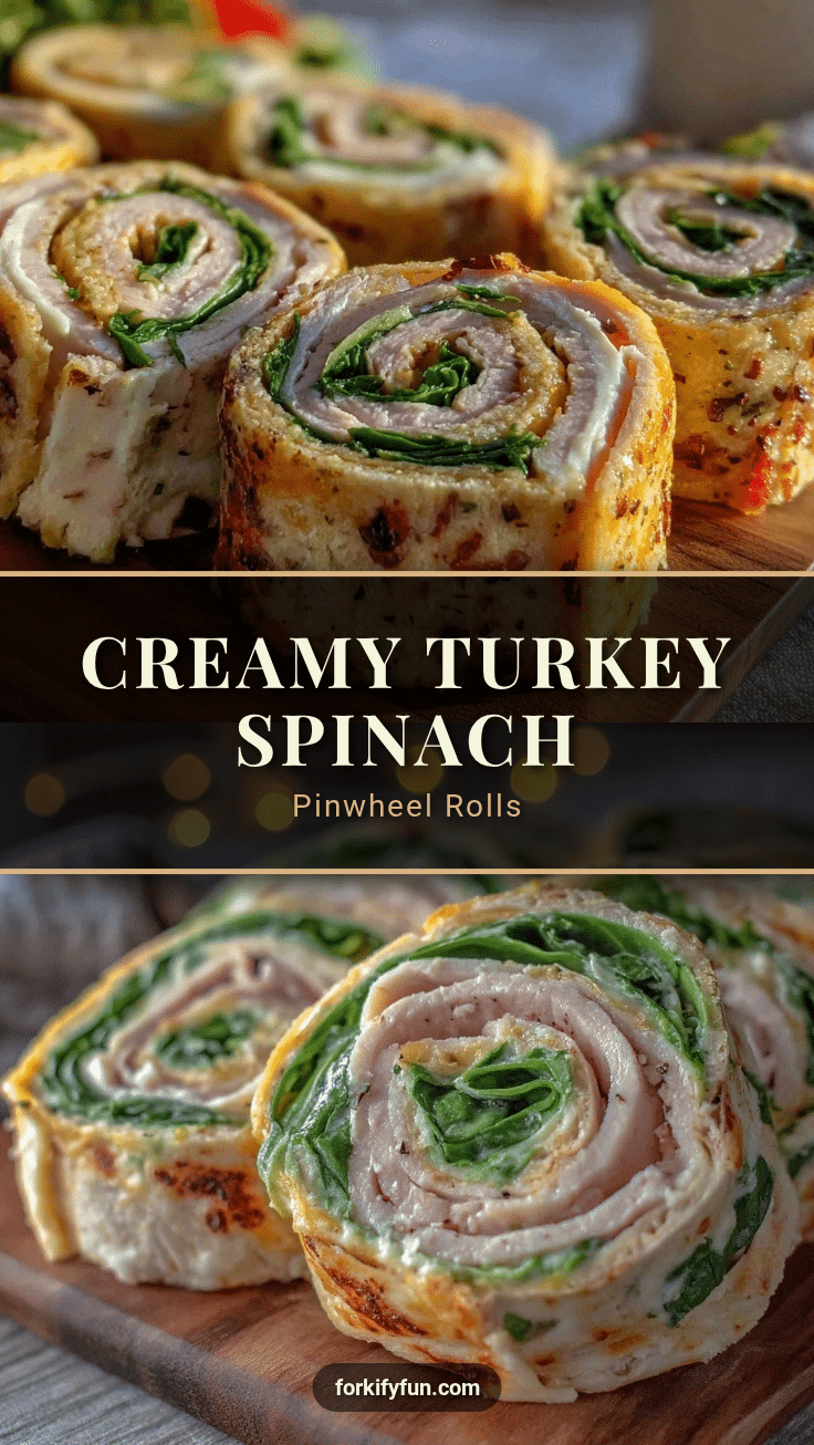 fresh turkey and cream cheese pinwheel rolls recipe
