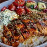 Greek chicken bowls - featured image