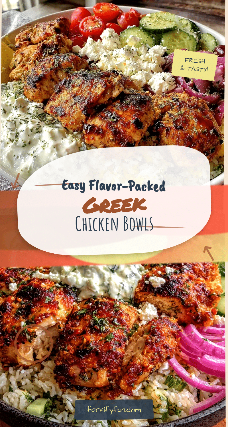 Greek Chicken Bowls recipe