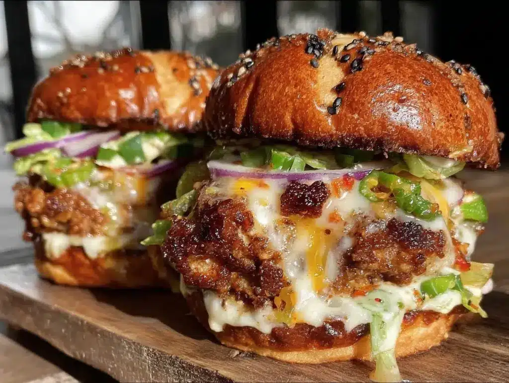 Hatch green chili smash burgers - featured image