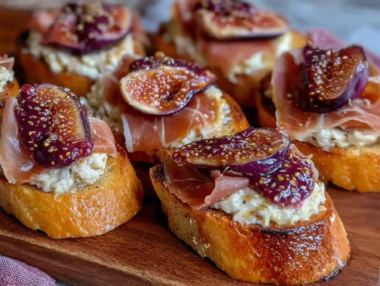 honey ricotta crostini preparation steps