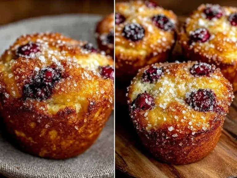 lemon ricotta blueberry muffins - featured image