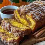 maple cinnamon swirl pumpkin bread - featured image