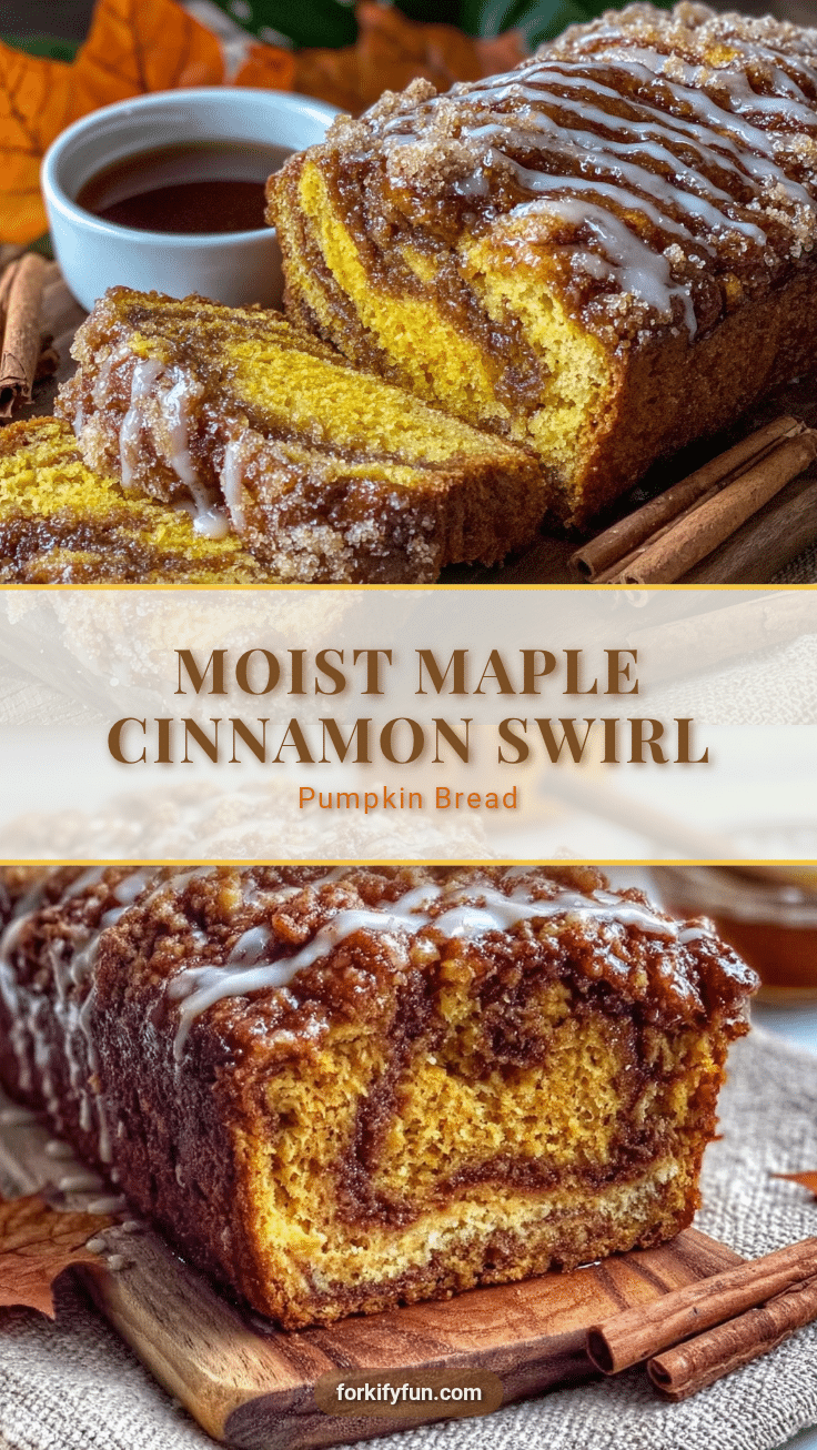 maple cinnamon swirl pumpkin bread recipe