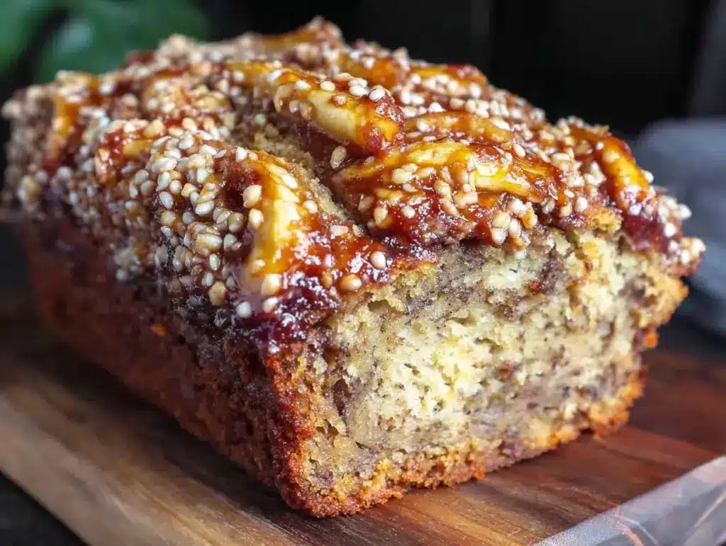 miso brown butter banana bread - featured image