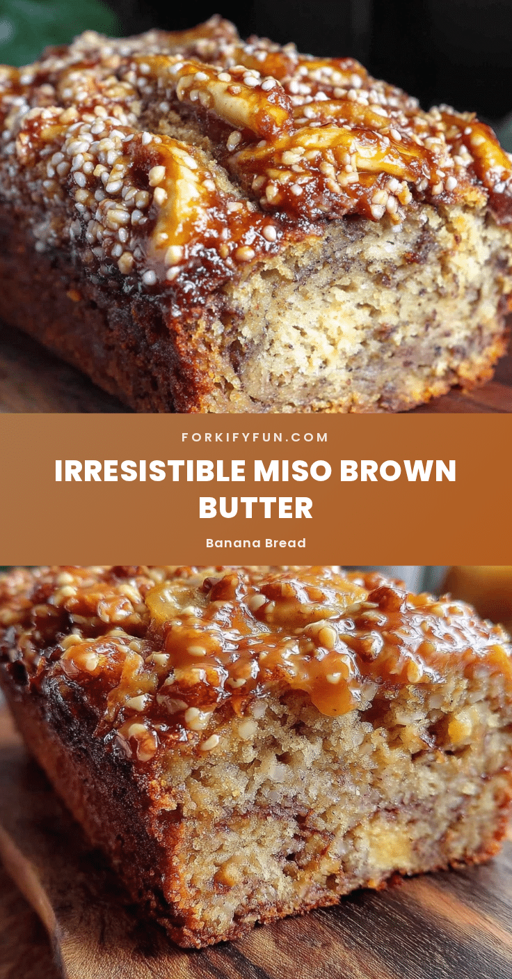 miso brown butter banana bread recipe