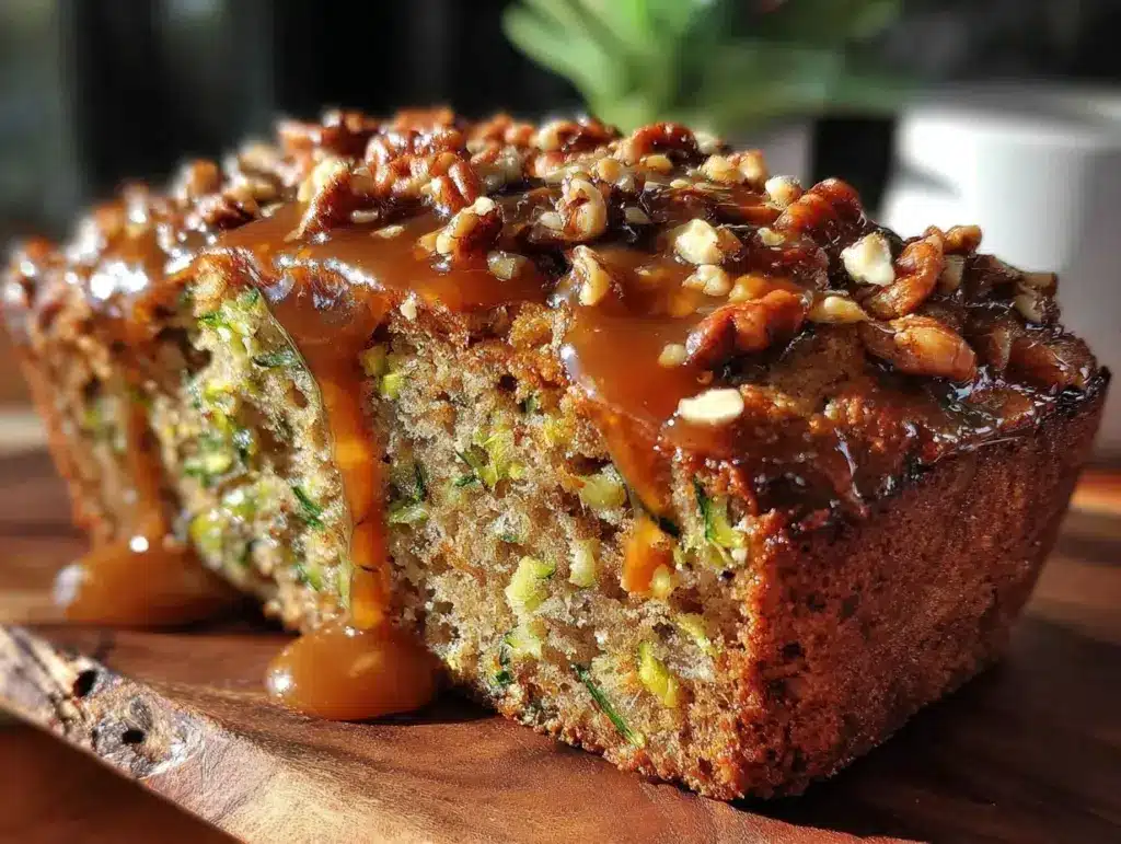 moist zucchini banana bread - featured image