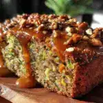 moist zucchini banana bread - featured image