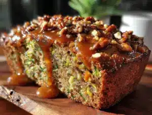 moist zucchini banana bread - featured image