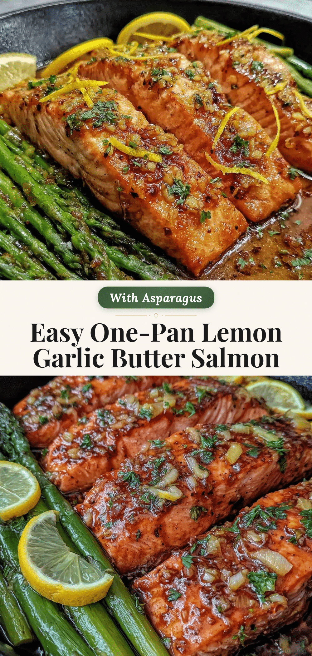 one-pan lemon garlic butter salmon recipe