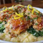 one-pot lemon chicken orzo - featured image