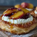 peach cream cheese danish - featured image