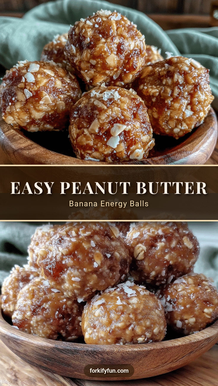 peanut butter banana energy balls recipe