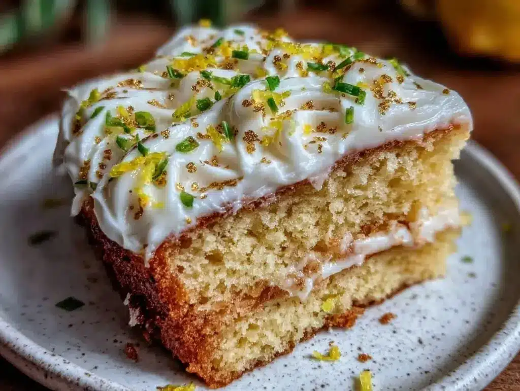 perfect leo sun lemon cake - featured image