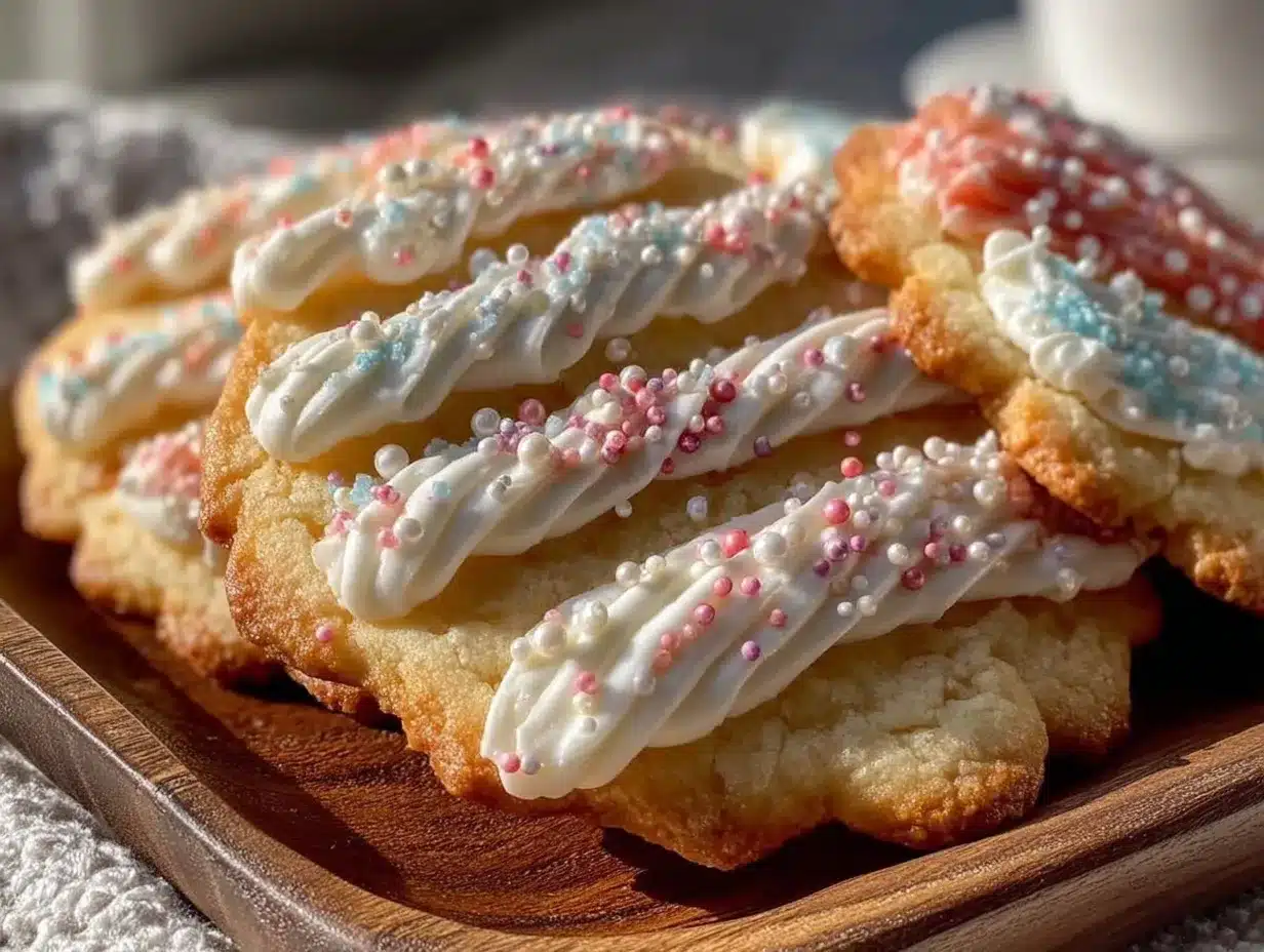 perfect pencil-shaped sugar cookies preparation steps