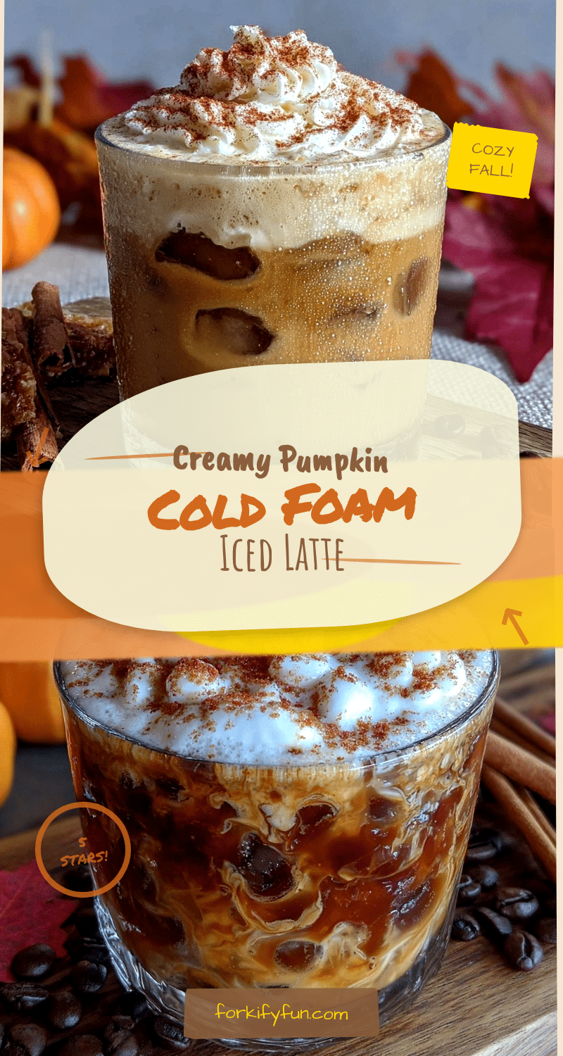 pumpkin cold foam iced latte recipe