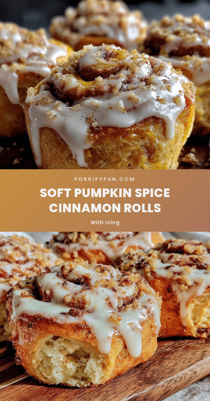 pumpkin spice cinnamon rolls recipe