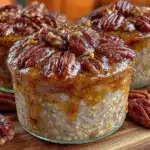 pumpkin spice overnight oats - featured image