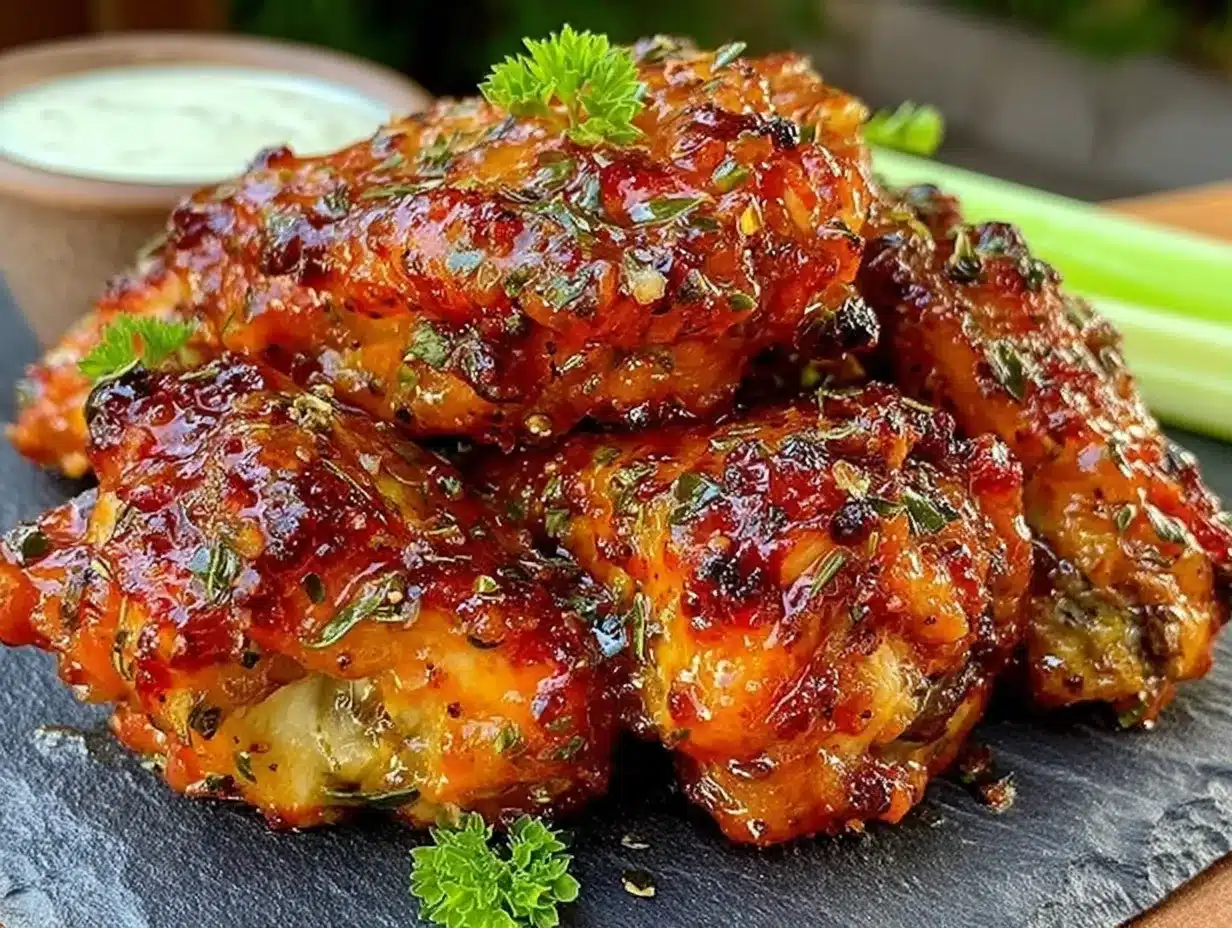 air fryer buffalo chicken wings preparation steps