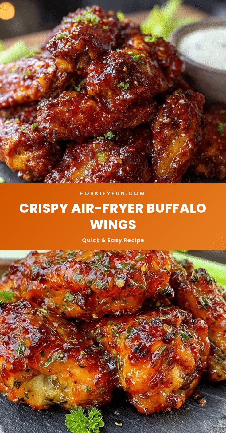 air fryer buffalo chicken wings recipe