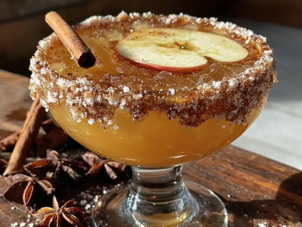 apple cider margarita - featured image