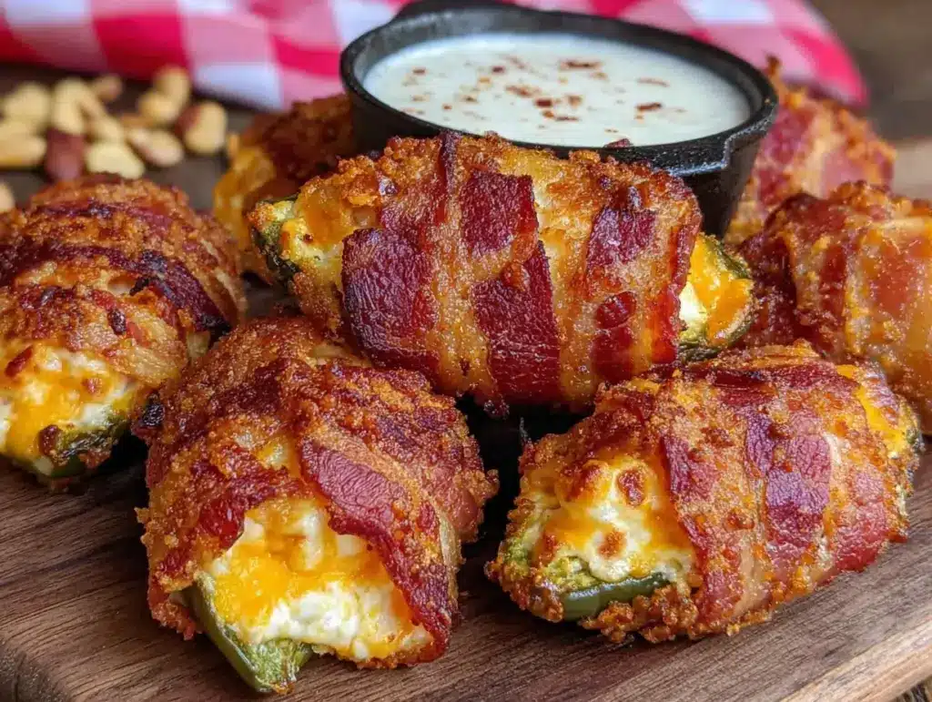 bacon-wrapped jalapeño poppers - featured image