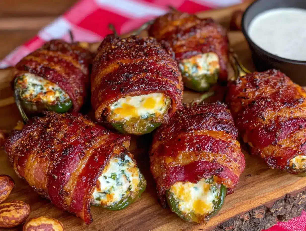 bacon-wrapped jalapeño poppers preparation steps