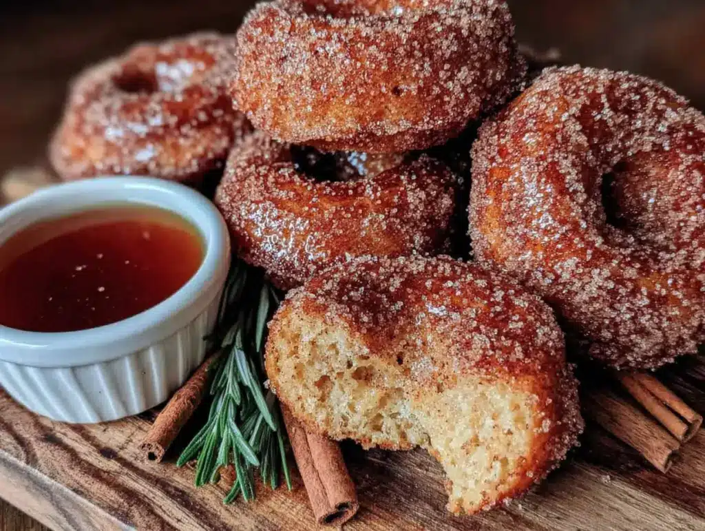 baked apple cider donuts - featured image