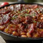 best loaded backyard bbq baked beans - featured image